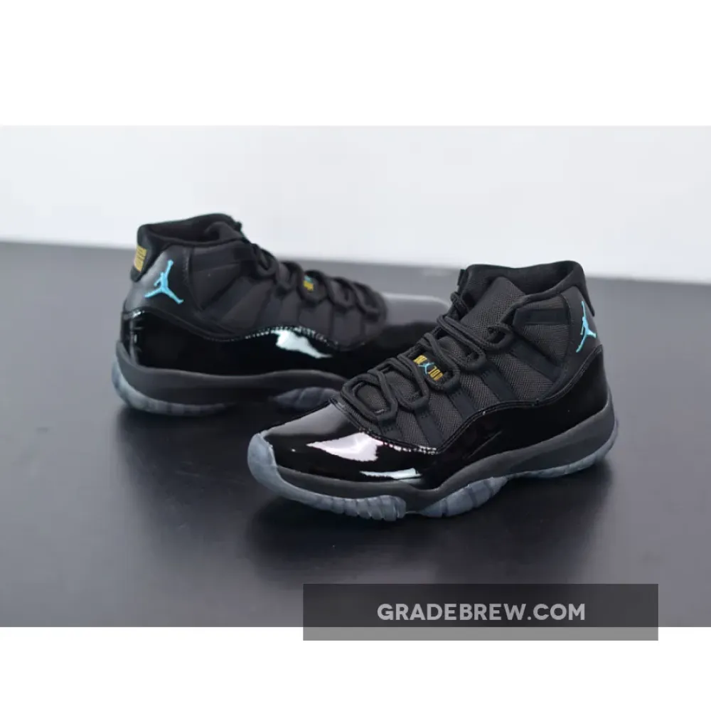 Air Jordan 11 Retro Gamma Blue Black/Varsity Maize 378037-006