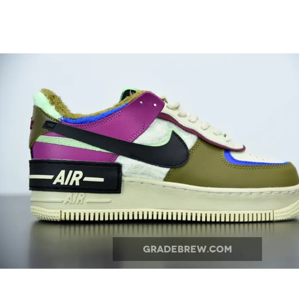 Nike Air Force 1 Shadow SE Cactus Flower Blue/Purple/Green CT1985-500