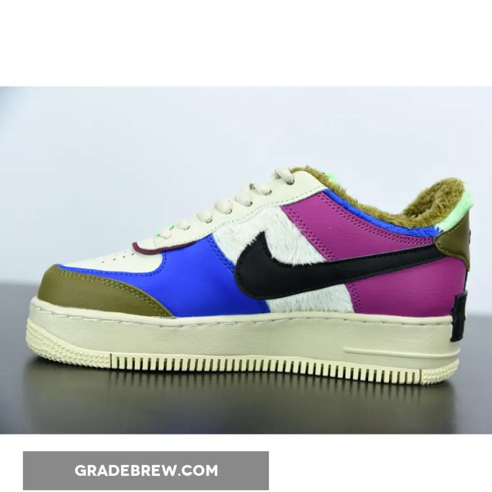 Nike Air Force 1 Shadow SE Cactus Flower Blue/Purple/Green CT1985-500