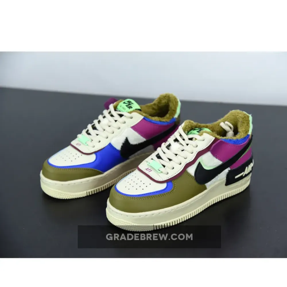 Nike Air Force 1 Shadow SE Cactus Flower Blue/Purple/Green CT1985-500