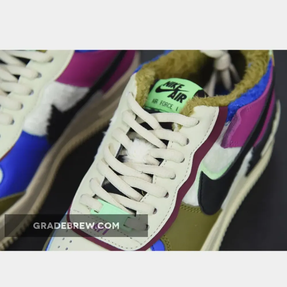 Nike Air Force 1 Shadow SE Cactus Flower Blue/Purple/Green CT1985-500