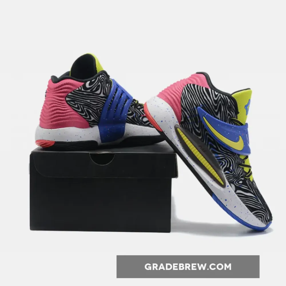 Nike KD 14 Black/Yellow Strike/Fusion Red CW3935-004