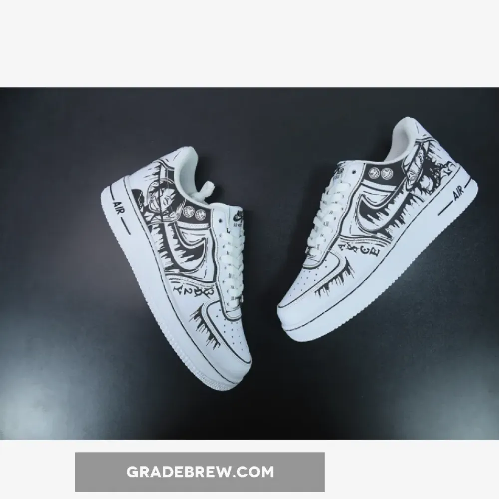 Nike Air Force 1 Custom One Piece White/Black