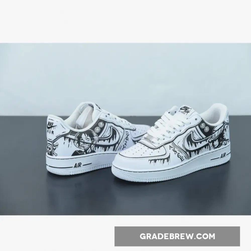 Nike Air Force 1 Custom One Piece White/Black