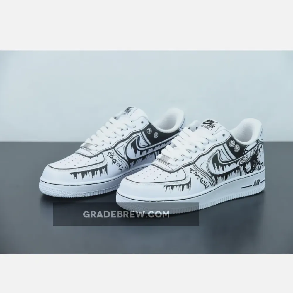 Nike Air Force 1 Custom One Piece White/Black