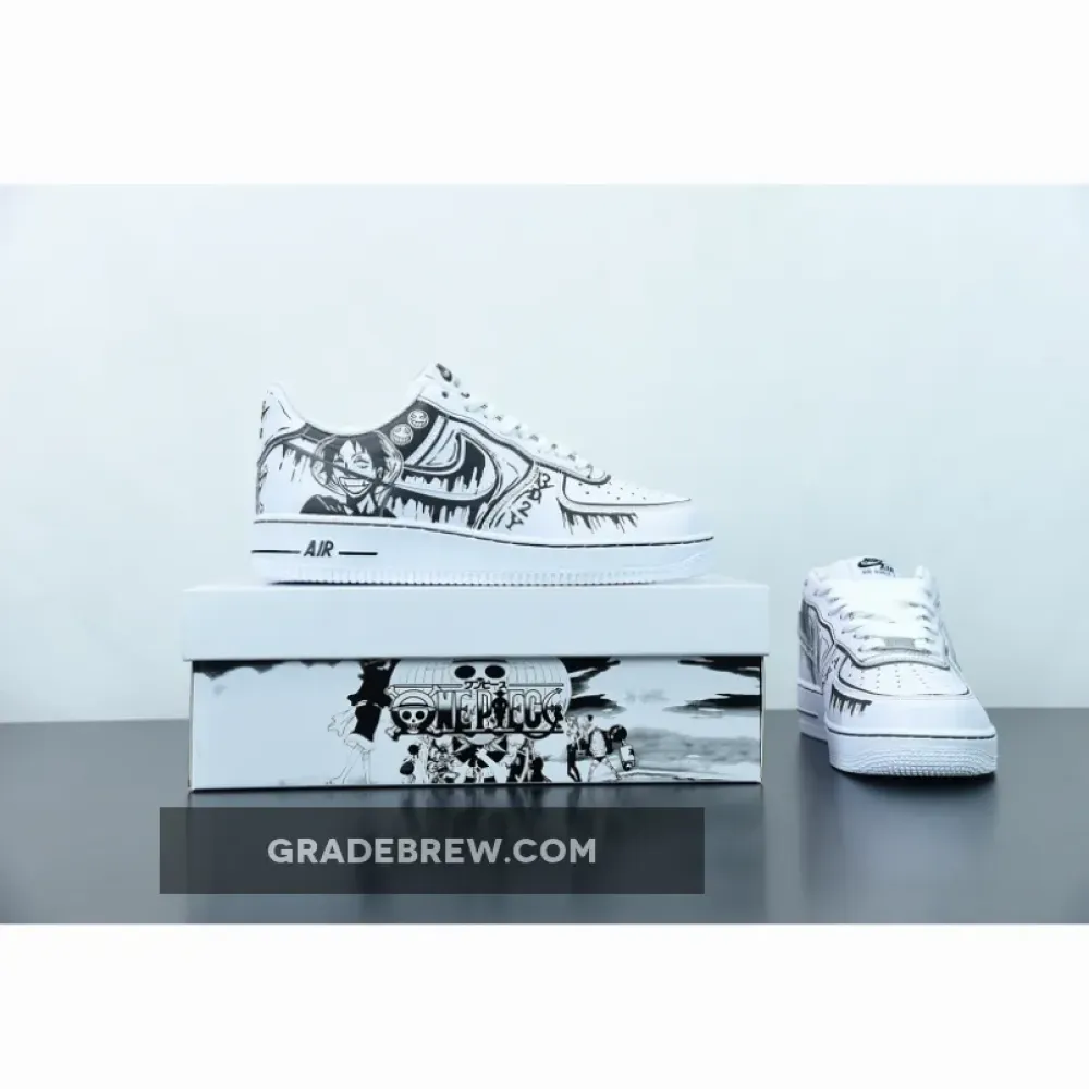 Nike Air Force 1 Custom One Piece White/Black