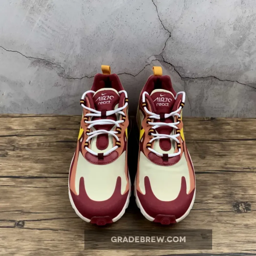 Nike Air Max 270 React Gold/Wine Red/White AO4971-601