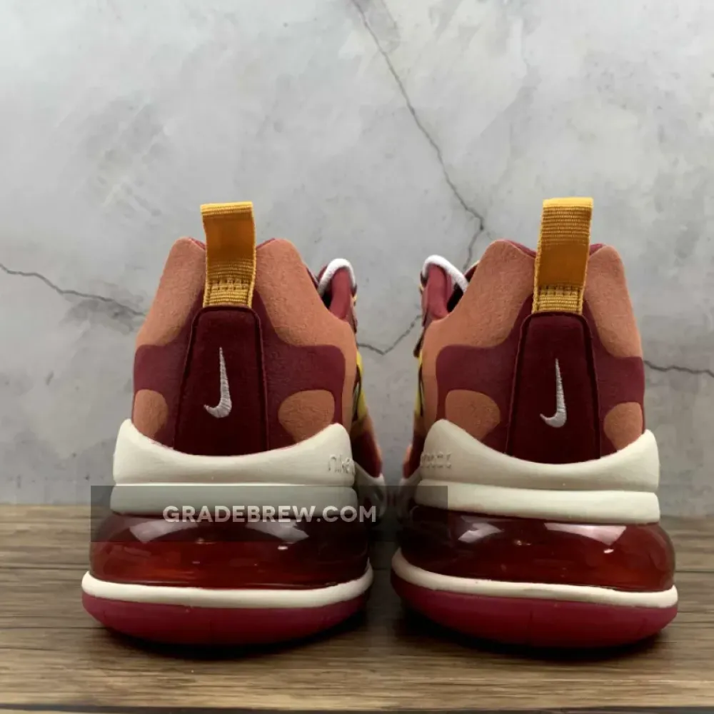 Nike Air Max 270 React Gold/Wine Red/White AO4971-601
