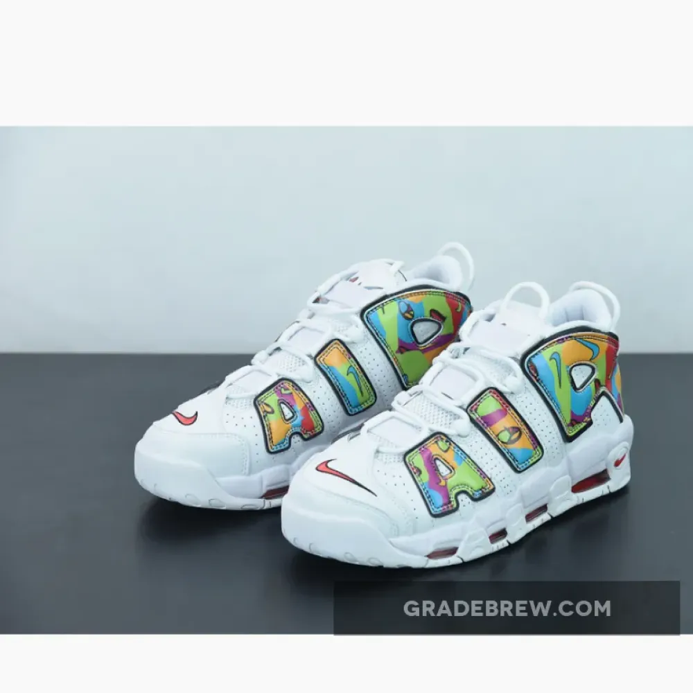 Nike Air More Uptempo Peace White/Multicolor/Red DM8150-100