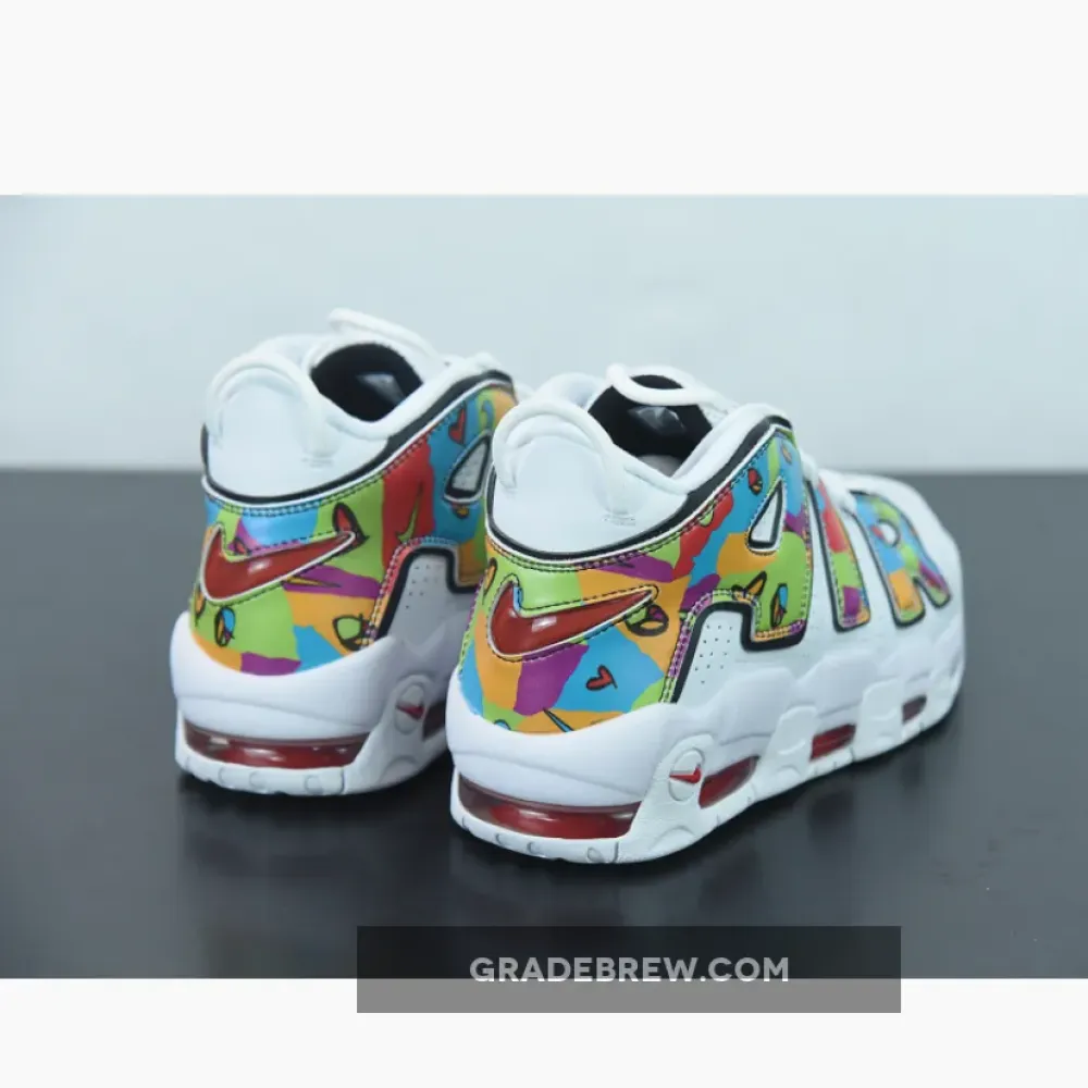 Nike Air More Uptempo Peace White/Multicolor/Red DM8150-100