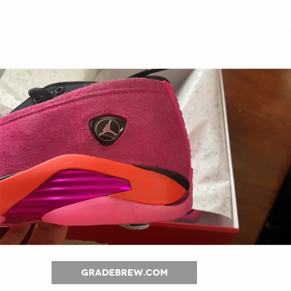 Air Jordan 14 Low Shocking Pink Black/Pink Blast/Flash Crimson DH4121-600
