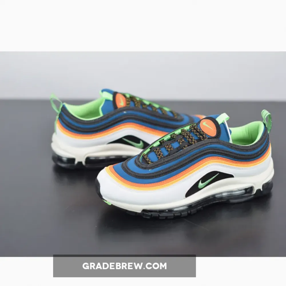 Nike Air Max 97 Illusion Green Black/Green Abyss/Orange CZ7868-300