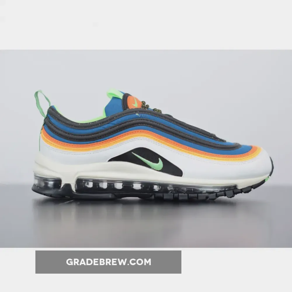 Nike Air Max 97 Illusion Green Black/Green Abyss/Orange CZ7868-300