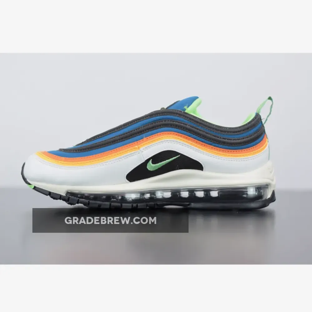 Nike Air Max 97 Illusion Green Black/Green Abyss/Orange CZ7868-300