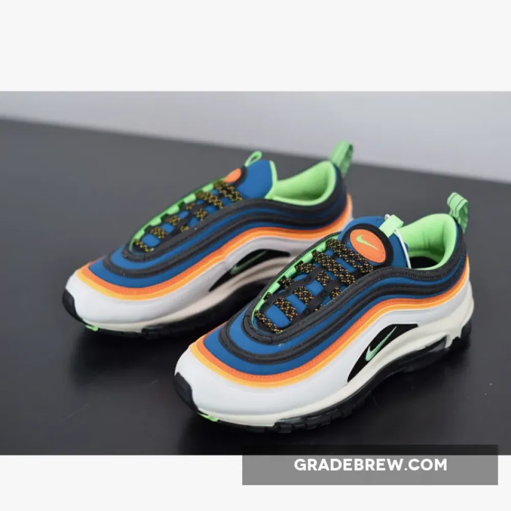 Nike Air Max 97 Illusion Green Black/Green Abyss/Orange CZ7868-300