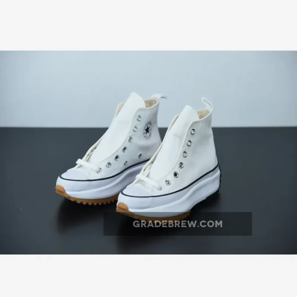 Converse Run Star Hike High White Black Gum 166799C