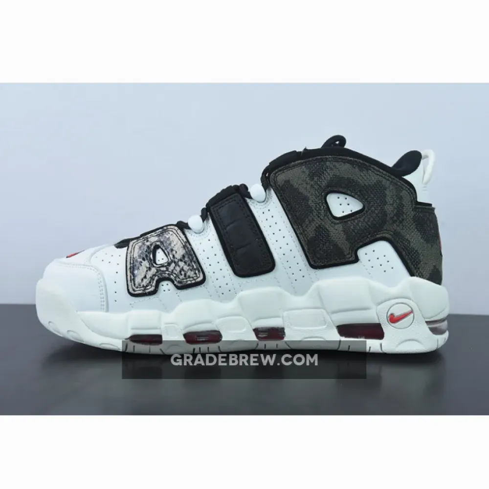Nike Air More Uptempo Animal White/Black/Gold