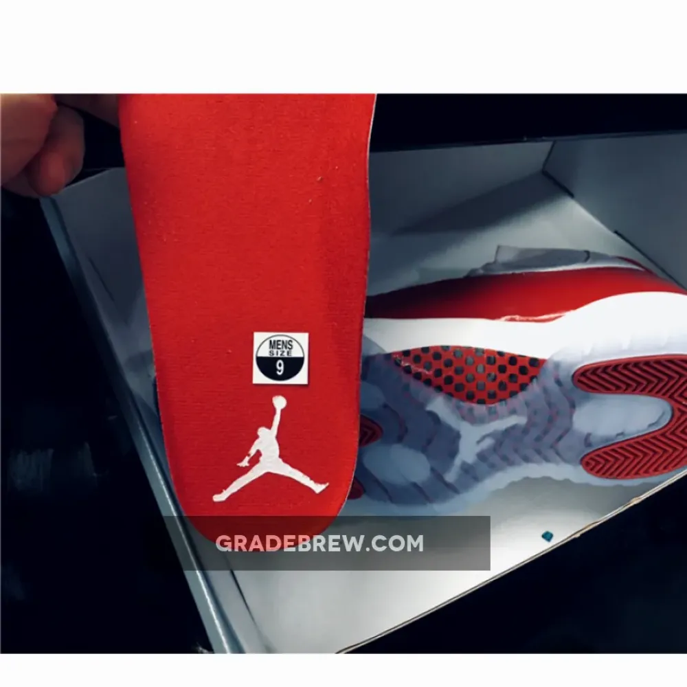 Air Jordan 11 Cherry Black/Varsity Red/White CT8012-116