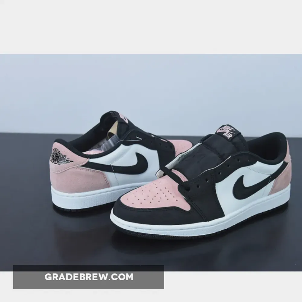 Nike Air Jordan 1 Low OG Bleached Coral/White/Grey Fog Black CZ0790-061