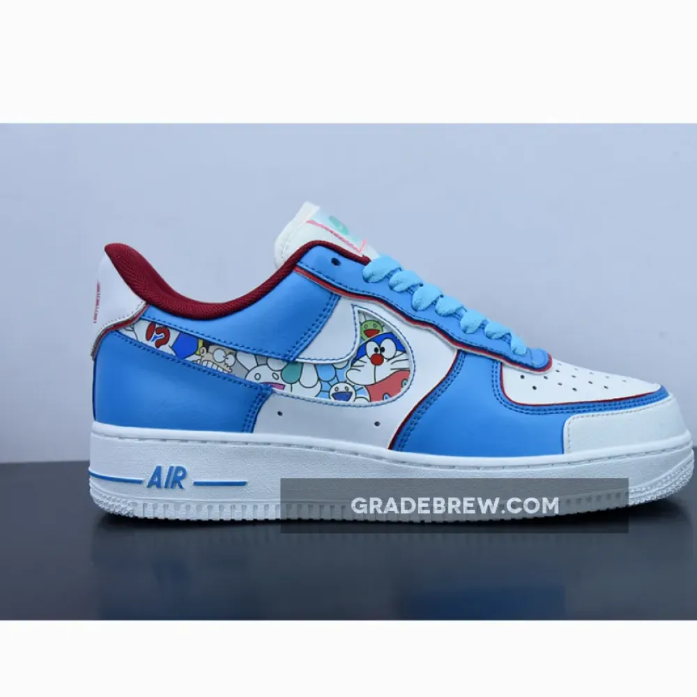 Nike Air Force 1 Low Custom Doraemon Blue/White/Red