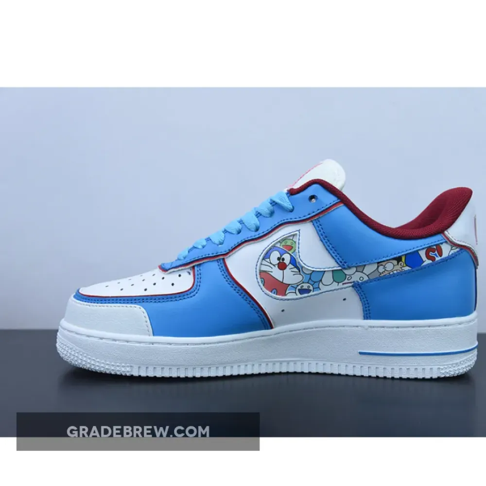 Nike Air Force 1 Low Custom Doraemon Blue/White/Red