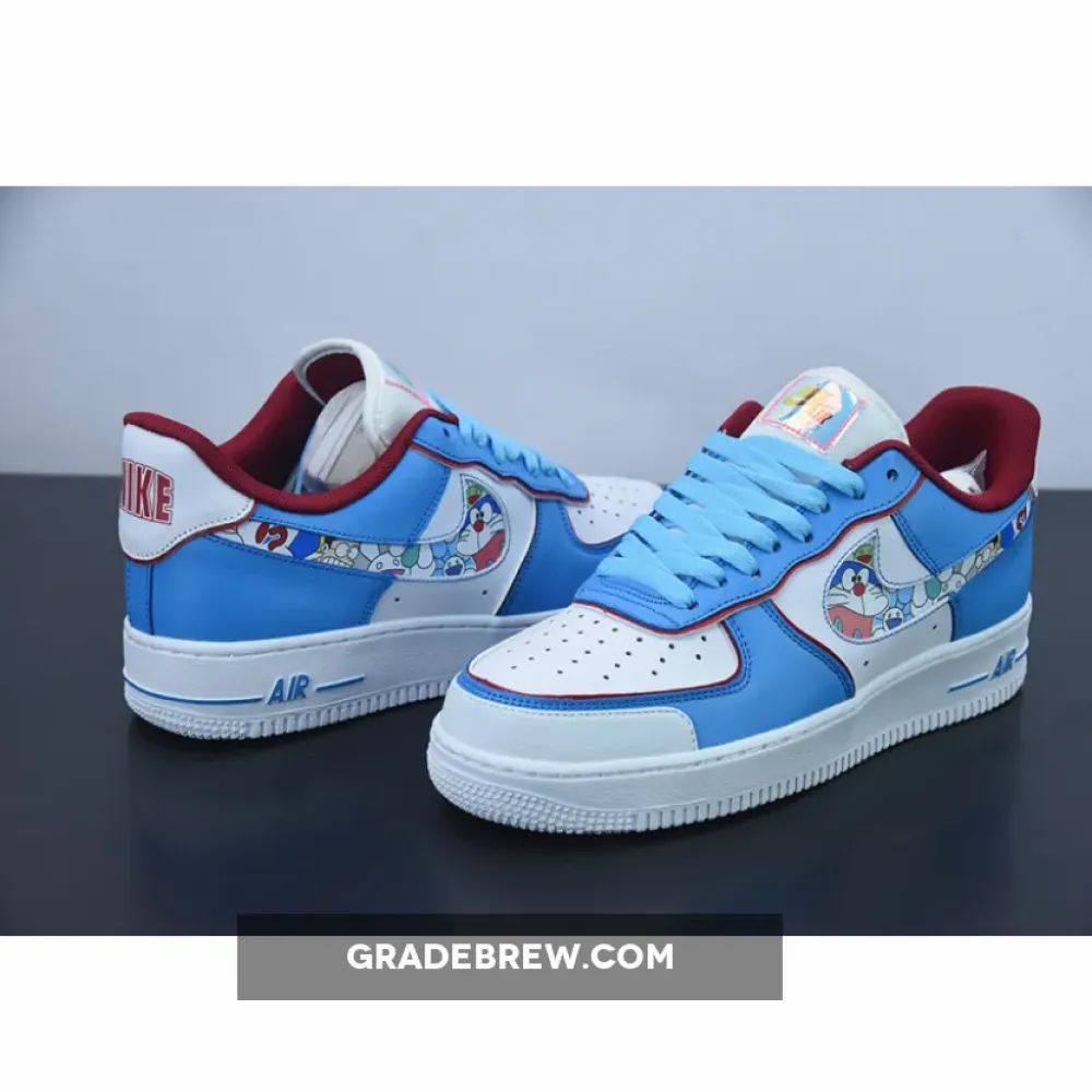 Nike Air Force 1 Low Custom Doraemon Blue/White/Red