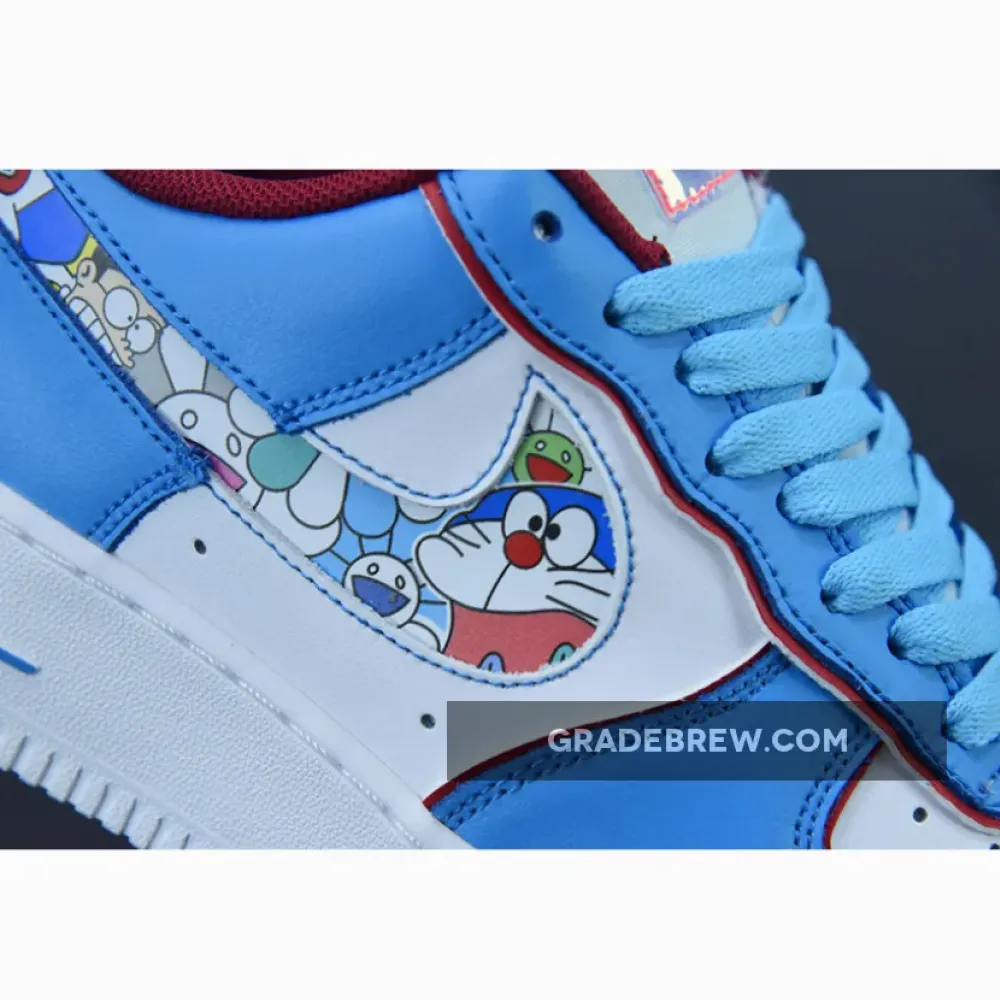 Nike Air Force 1 Low Custom Doraemon Blue/White/Red