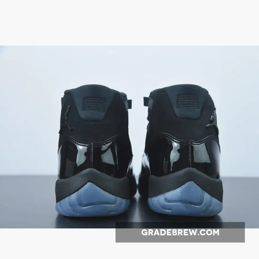Air Jordan 11 Cap And Gown Black/White/Grey 378037-005