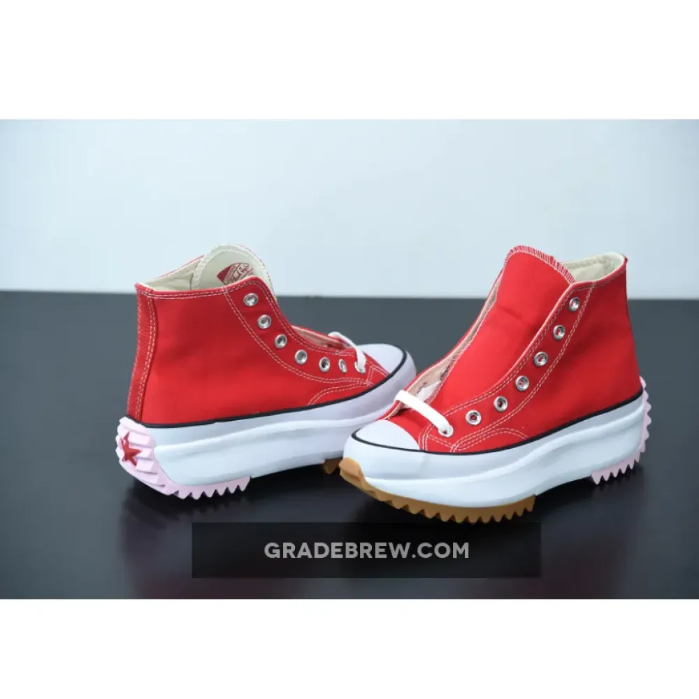 Converse Run Star Hike Hi University Red Peony Pink 167107C