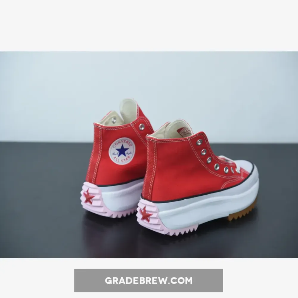 Converse Run Star Hike Hi University Red Peony Pink 167107C