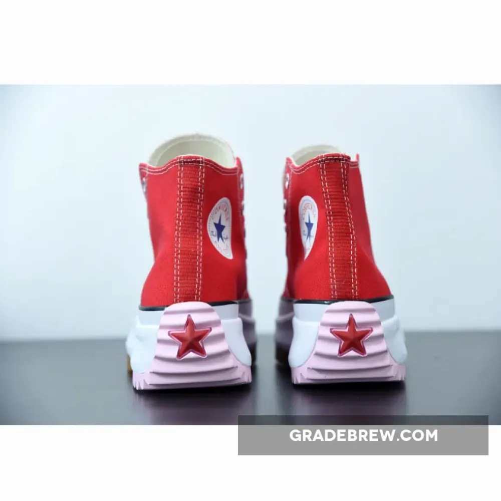 Converse Run Star Hike Hi University Red Peony Pink 167107C