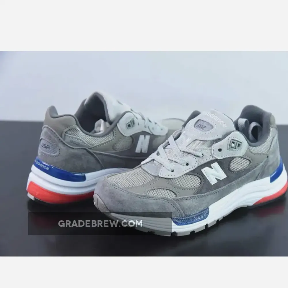 New Balance 992 Grey Red Blue M992AG