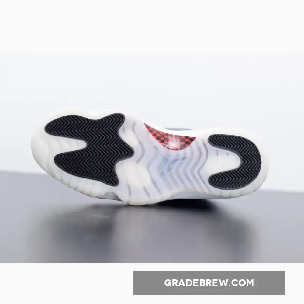 Air Jordan 11 Retro 72-10 White/Black/Gym Red 378037-002
