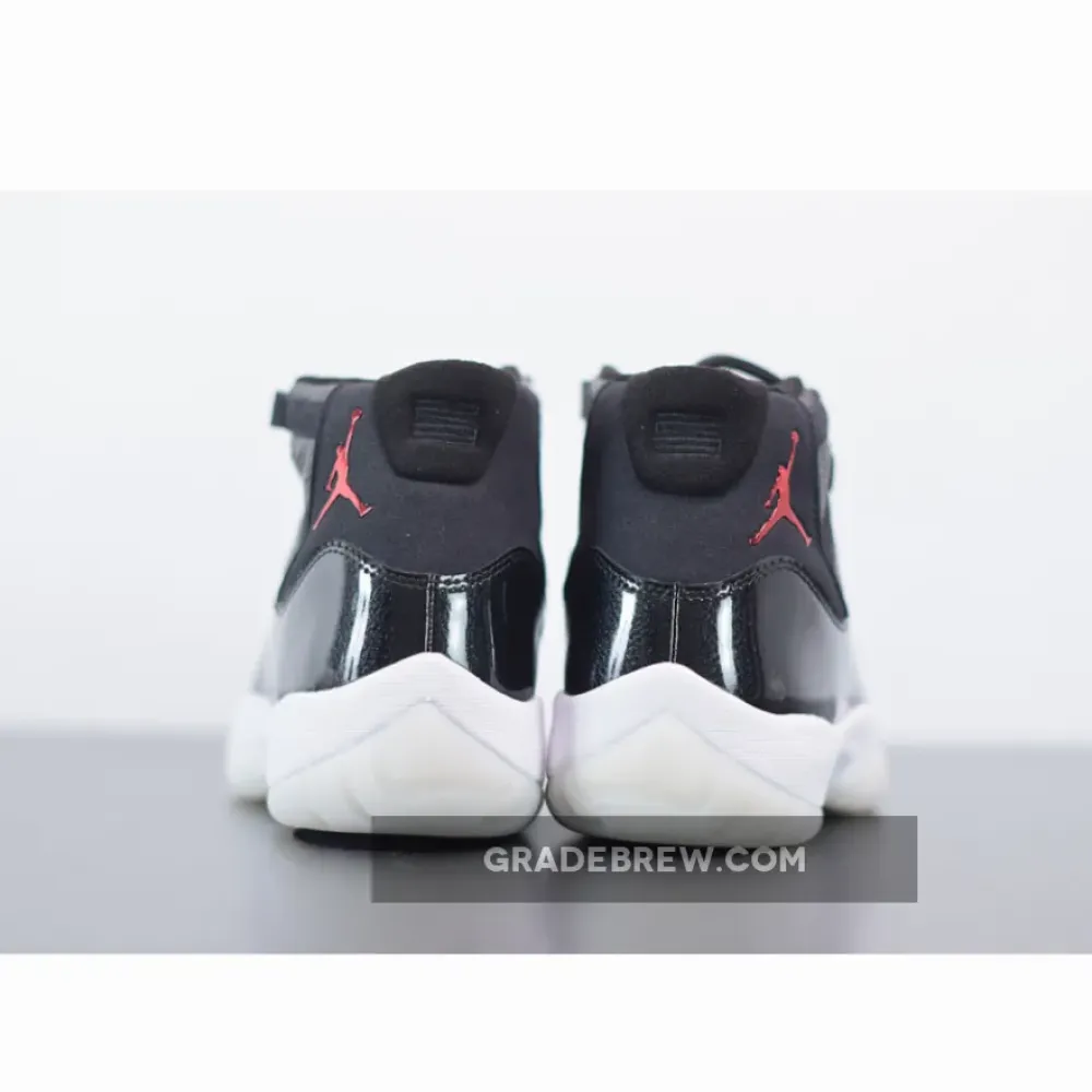 Air Jordan 11 Retro 72-10 White/Black/Gym Red 378037-002