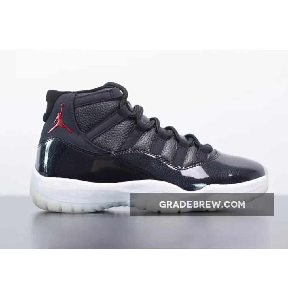 Air Jordan 11 Retro 72-10 White/Black/Gym Red 378037-002