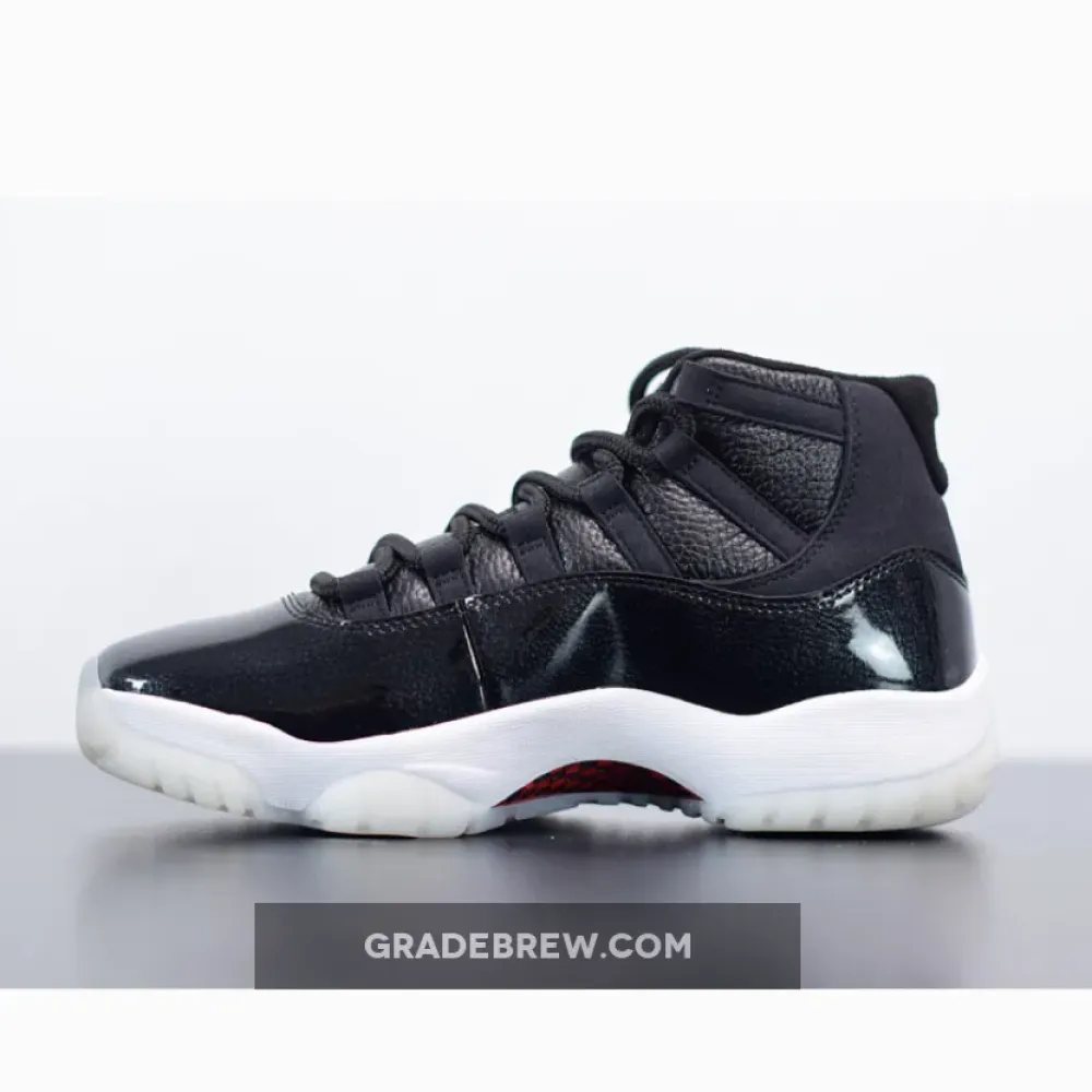 Air Jordan 11 Retro 72-10 White/Black/Gym Red 378037-002