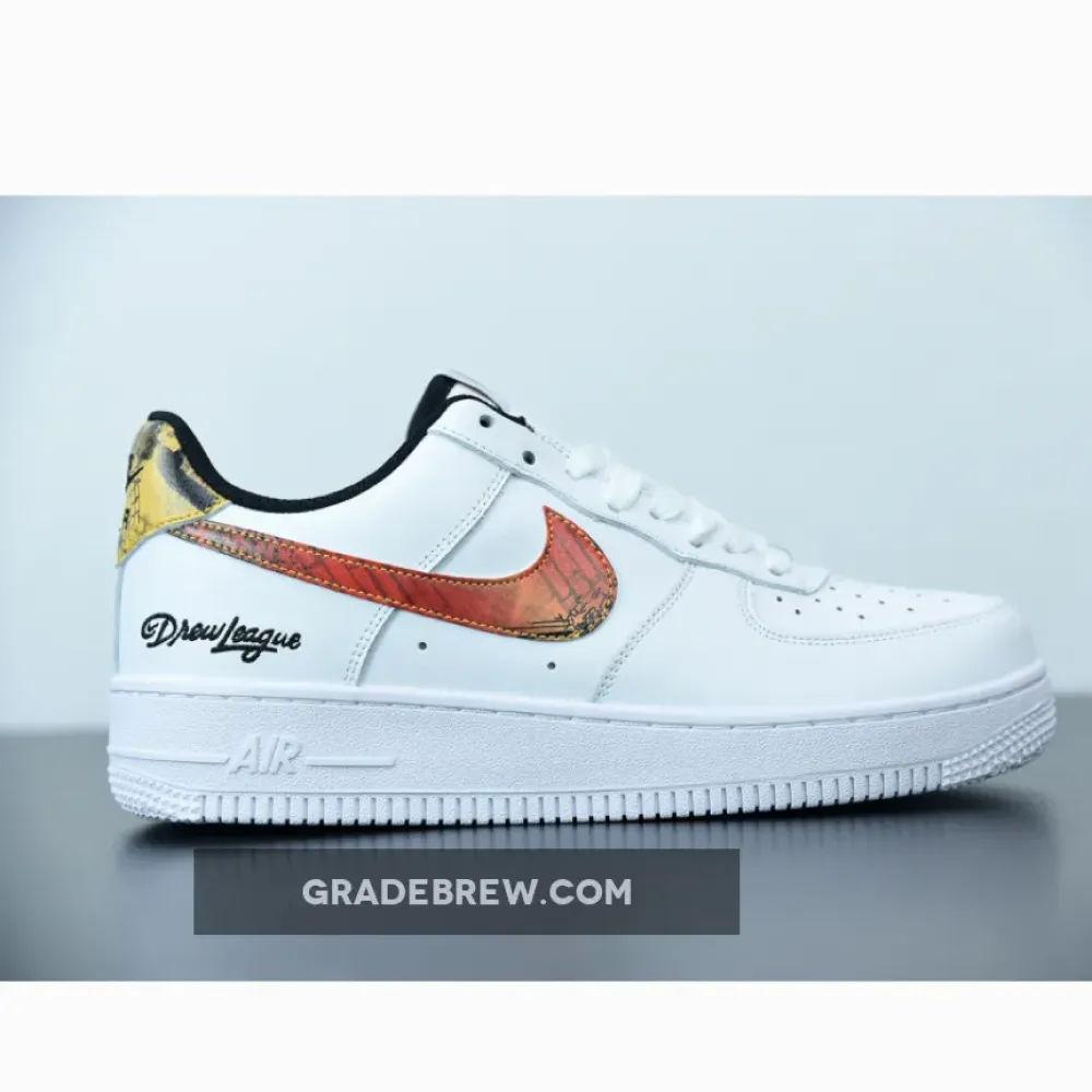 Nike Air Force 1 Low Drew League White/Multi-Color/Black DM7578-100