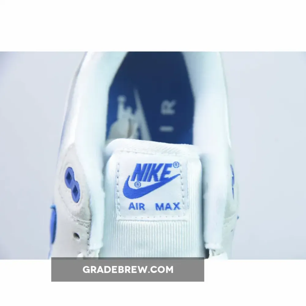 Nike Air Max 1 Anniversary Royal Blue/Beige/White 908375-102