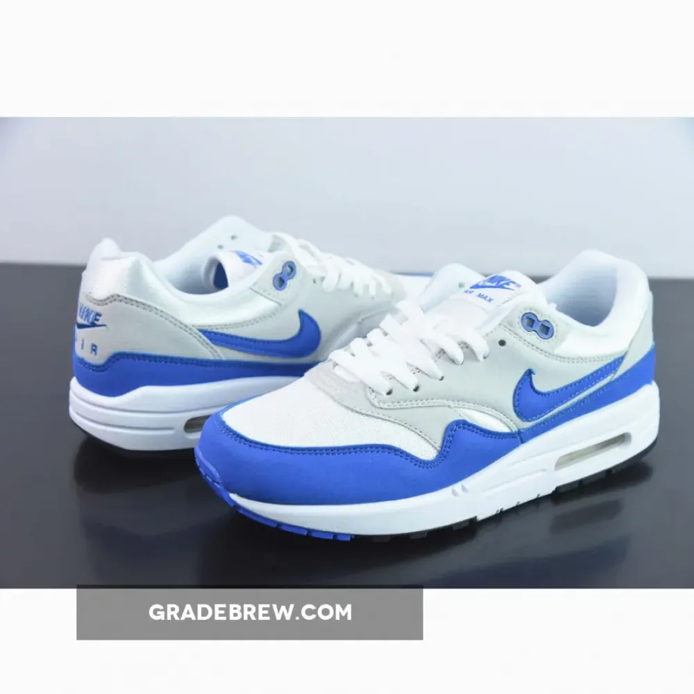 Nike Air Max 1 Anniversary Royal Blue/Beige/White 908375-102