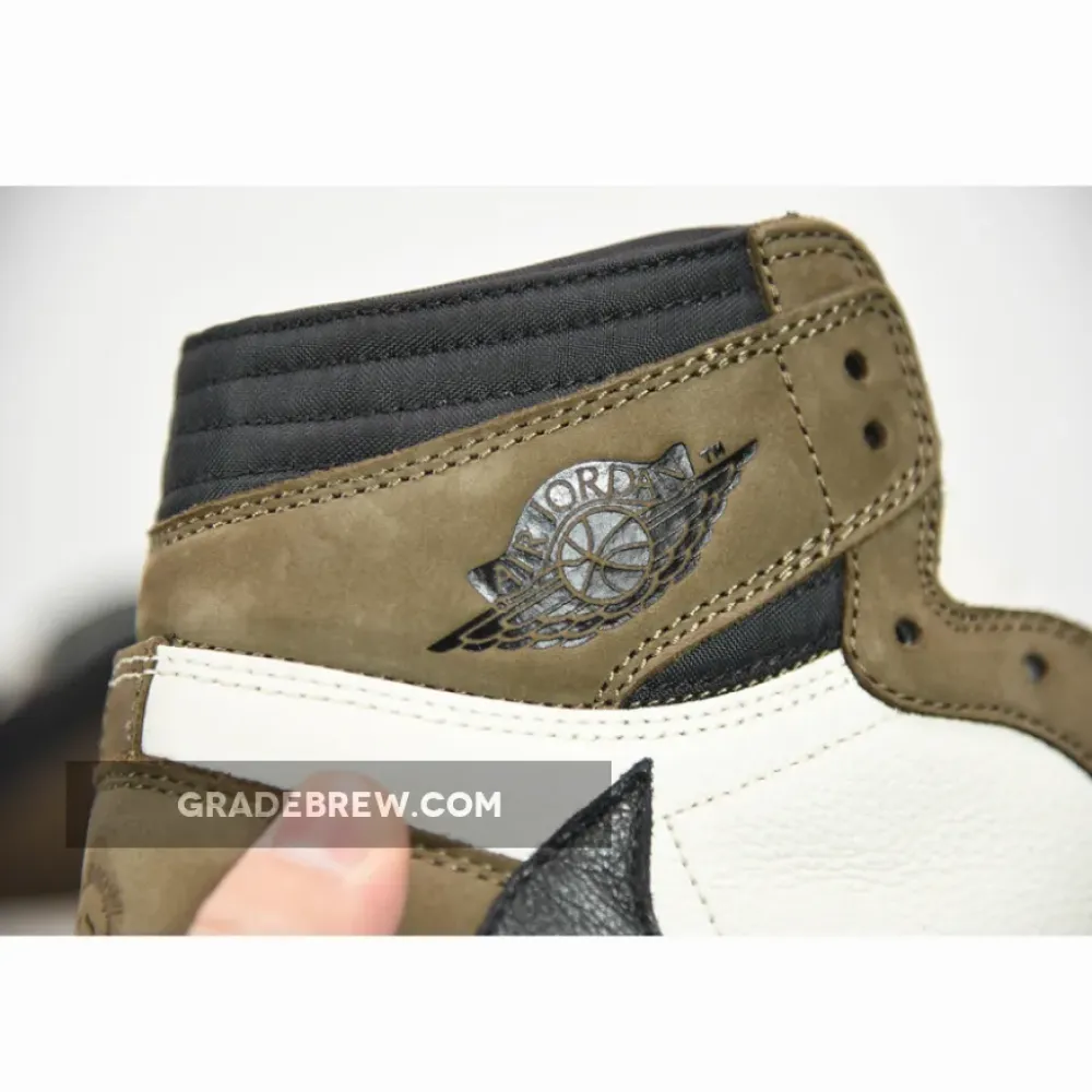 Nike Air Jordan 1 Cactus Jack Brown/Black/Sail CD4487-100