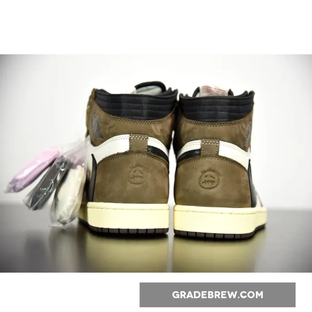 Nike Air Jordan 1 Cactus Jack Brown/Black/Sail CD4487-100