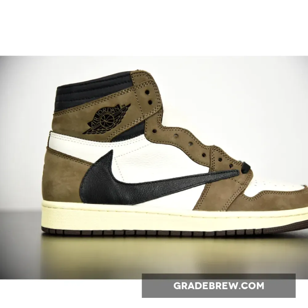 Nike Air Jordan 1 Cactus Jack Brown/Black/Sail CD4487-100