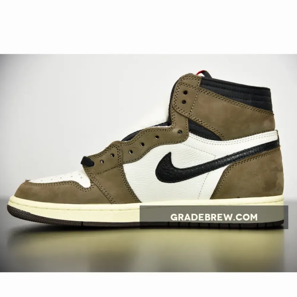 Nike Air Jordan 1 Cactus Jack Brown/Black/Sail CD4487-100