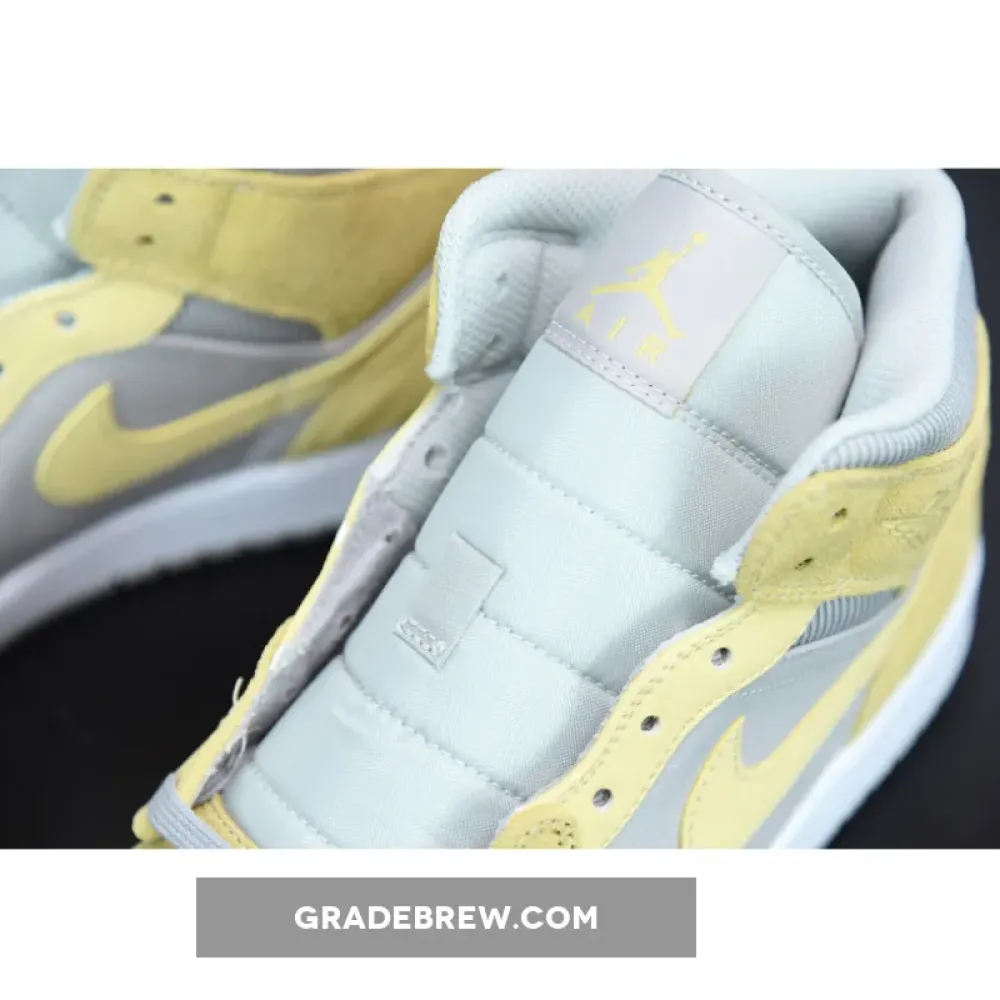 Nike Air Jordan 1 Mid Mixed Textures Yellow/Grey/Light Blue DA4666-001