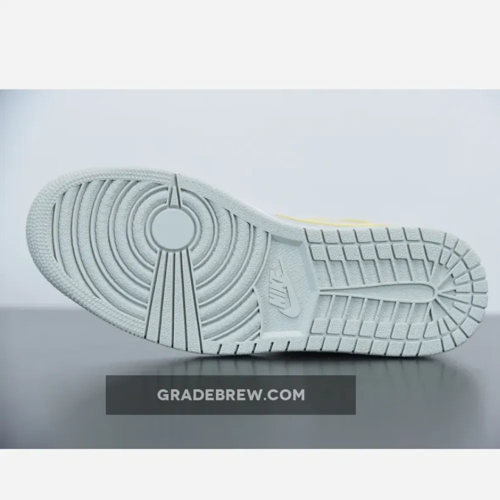 Nike Air Jordan 1 Mid Mixed Textures Yellow/Grey/Light Blue DA4666-001