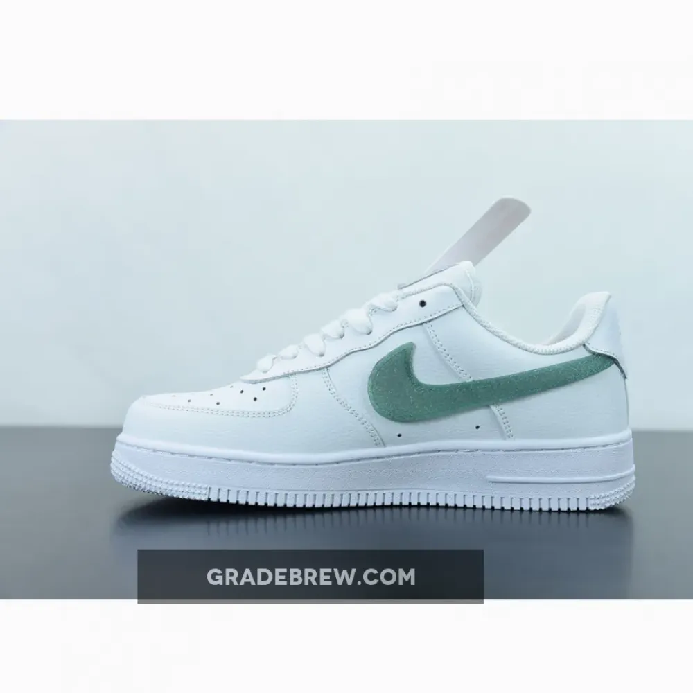 Nike Air Force 1 Low Glitter Swoosh White/Green/Black DH4407-100