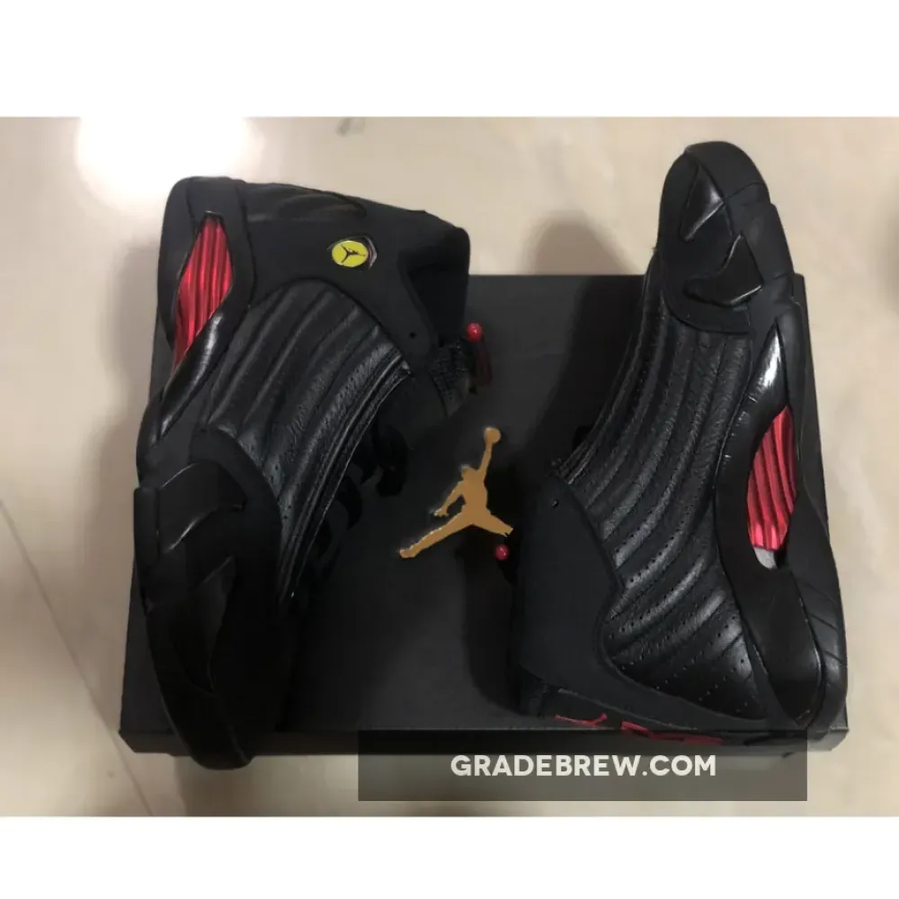 Air Jordan 14 Last Shot Black/Varsity Red/Black 487471-003