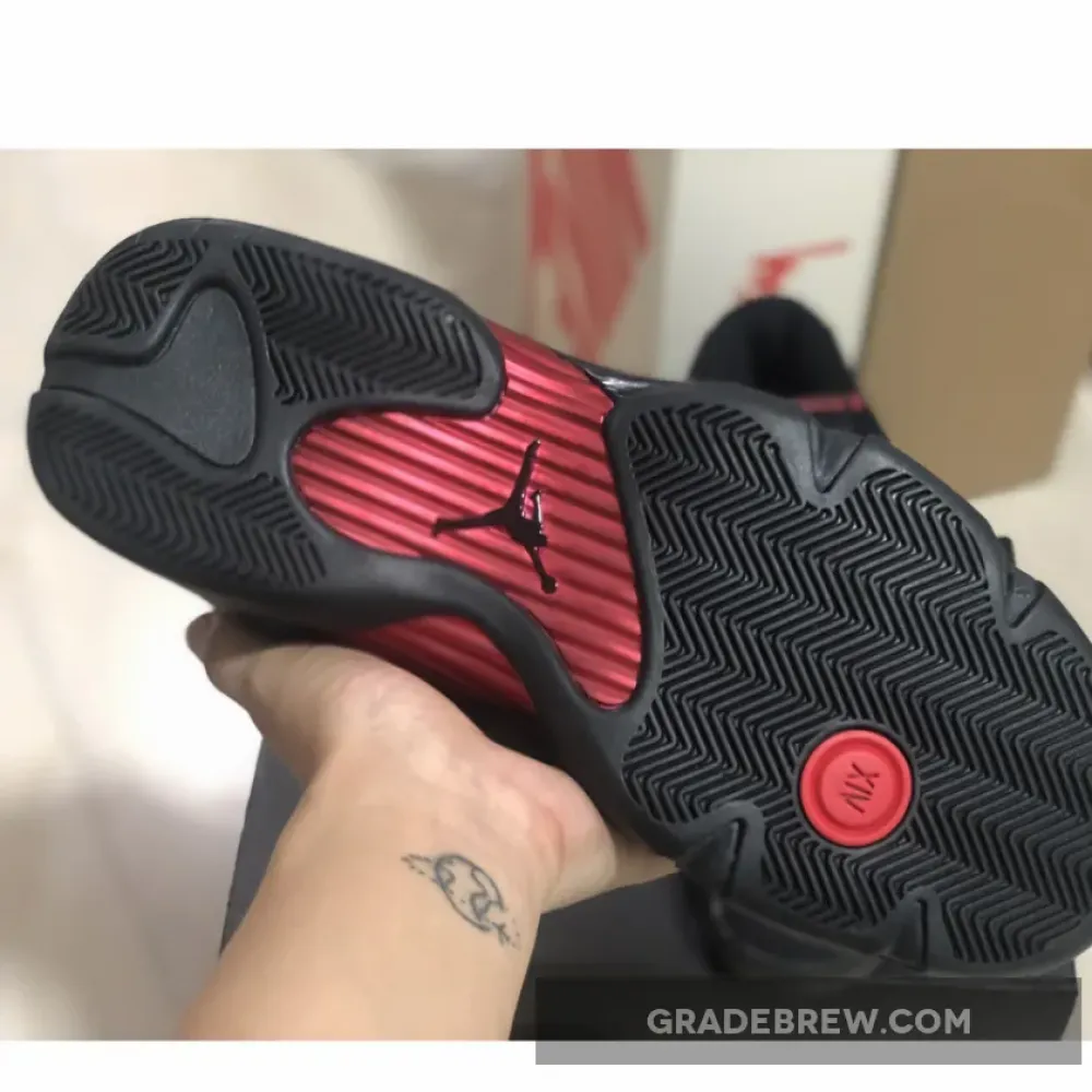 Air Jordan 14 Last Shot Black/Varsity Red/Black 487471-003