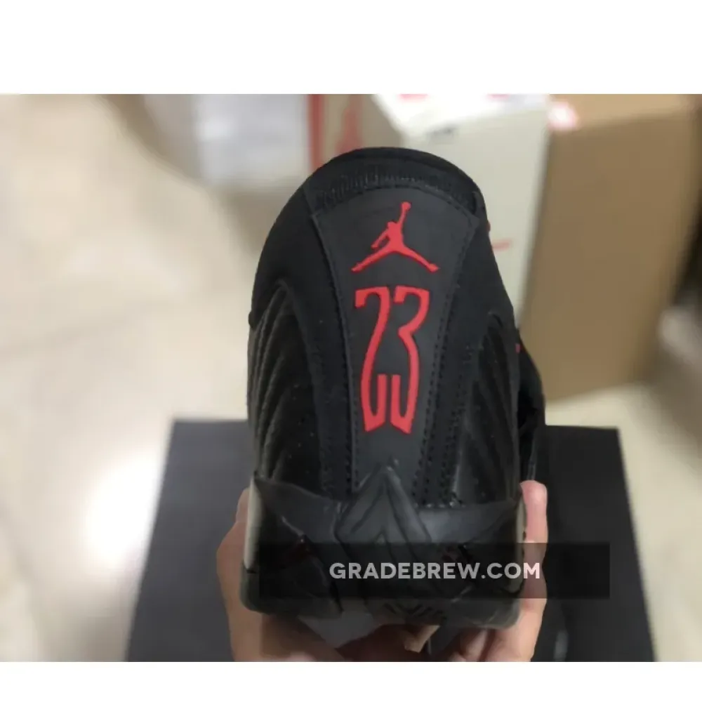 Air Jordan 14 Last Shot Black/Varsity Red/Black 487471-003